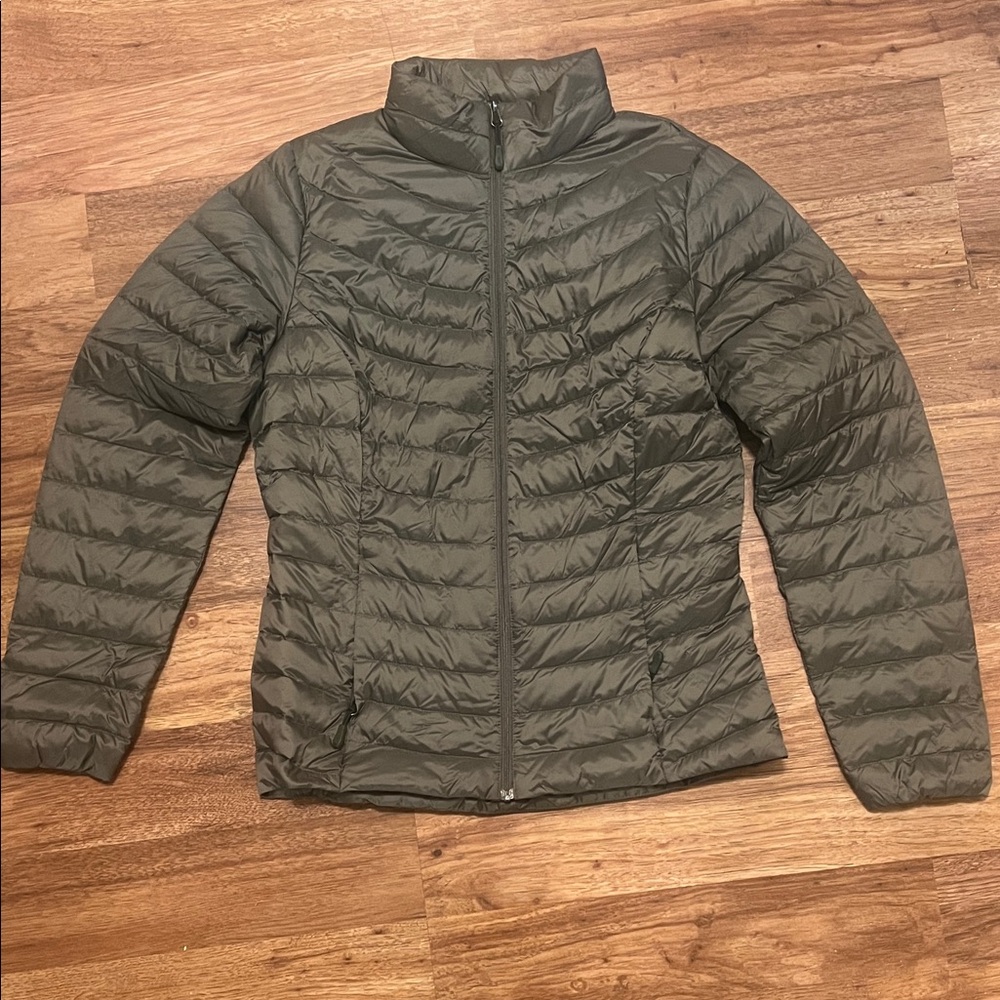 32 Degrees Women's Puffer Jacket in Dark Green